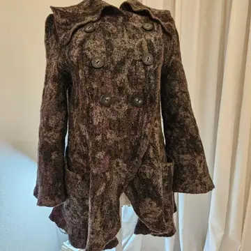 BUTAPANA 자카드 코트