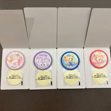 디즈니씨 컬러풀 해피니스 와펜 4개 세트