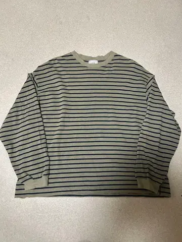 EVCON 스트라이프 긴팔 티셔츠