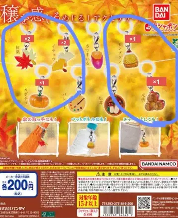 풍요로움을 느끼는 메지루시 액세서리 [ 가을 ] 7점