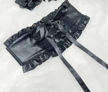 마즈 프릴 코르셋 벨트 / 양산형 / 지뢰계 / 가을/겨울 / 여성용