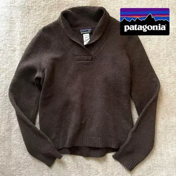 [ patagonia 파타고니아 ] 니트 스웨터 브라운 긴팔 램스울