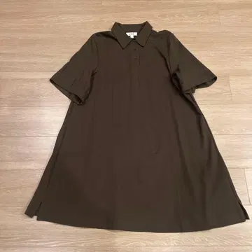 COS 카키 셔츠 원피스
