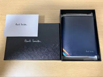 Paul Smith 네이비 접이식 지갑