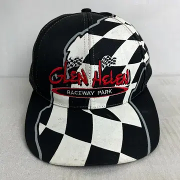 [ USA 구제 의류 ] Glen Helen 체크 레이싱 빈티지 캡