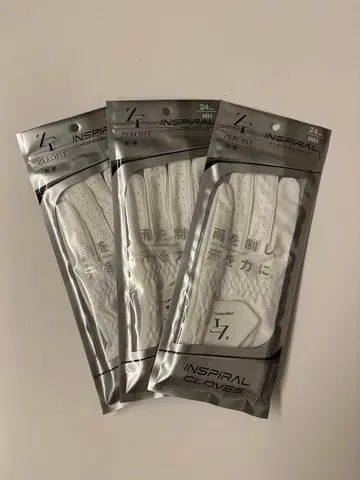 제로핏 인스파이럴 그로브 왼손 24cm 화이트 3장 세트