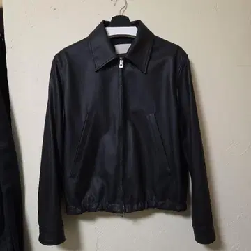 YOKE LEATHER ZIP BLOUSON