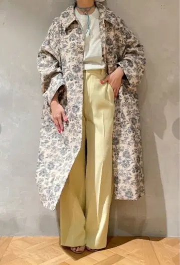 IENA LA BOUCLE 보타니컬 오버 슬란 코트