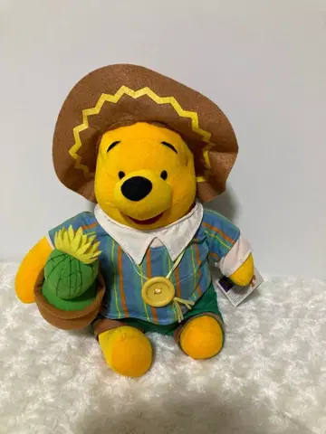 레어 푸우 선인장 포함 봉제 인형