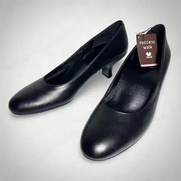 세일 중 미사용품 와코루 서세스워크 펌프스 24.0 가죽