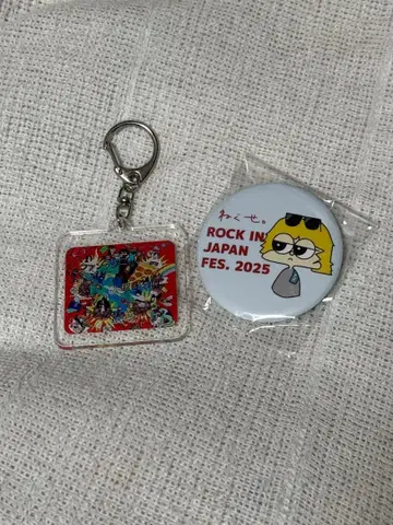 네구세. ROCK IN JAPAN FES. 2025 캔뱃지 키링