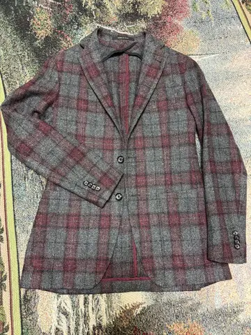 TAGLIATORE 딸리아또레 사이즈 44 테일러드 자켓 체크 무늬