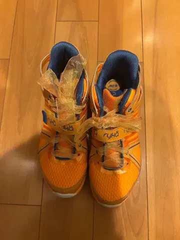 ryka 하이컷 스니커즈 오렌지/블루 미사용