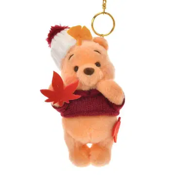 푸우 봉제 인형 키링 키체인 Momiji Pooh