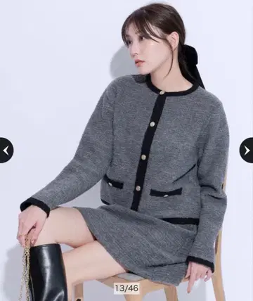 마이 스트라다 그레이 셋업 M 사이즈