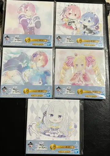 리제로 제일복권 졸음의 티 파티 캔버스 보드