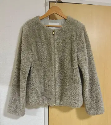 SLOBE IENA 노카라 자켓 퍼 보아