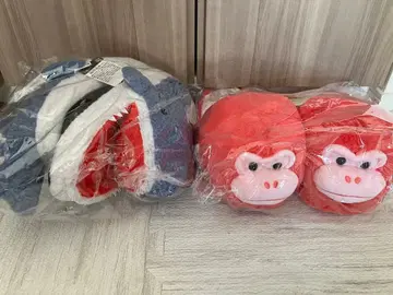 상어와 고릴라 슬리퍼 새상품