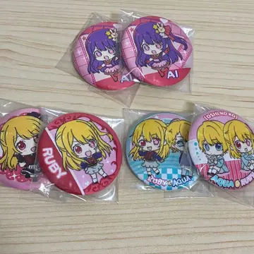 최애의 아이 호시노 일가 캔 배지 컬렉션 아쿠아 루비 아이