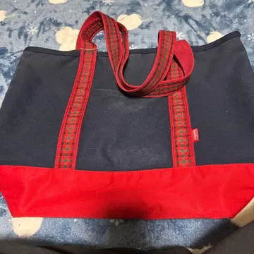 familiar 네이비 레드 토트백