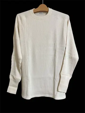 새상품 웨어하우스 덕디거 서멀 롱T 아이보리 40 L 사이즈