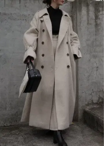 willfully 이번 시즌 샤기 롱 코트