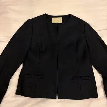 UNITED ARROWS 노카라 자켓 블랙