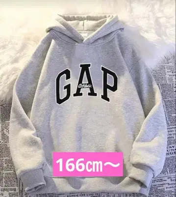 최저가 새상품 GAP 후드티 그레이 후드 부착 166 여성용