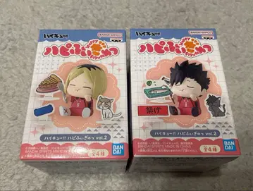 하이큐!! 하피피규어 vol.2 코즈메 켄마 쿠로오 테츠로 2개 세트