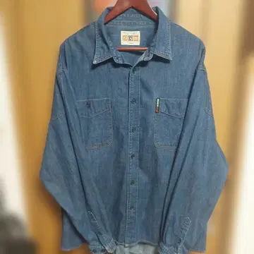 BROOKLYN 오버롤 데님 긴팔 셔츠