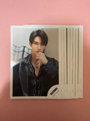 SixTONES 제시 공식 사진 31장 세트