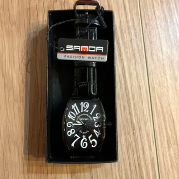 SAYDA 패션 시계 블랙