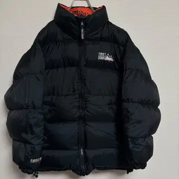 [새상품급] 퍼스트다운 다운 자켓 두툼한 리버서블