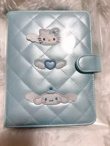 산리오 몽환의 엔젤 바인더 스카이블루 씰 수첩