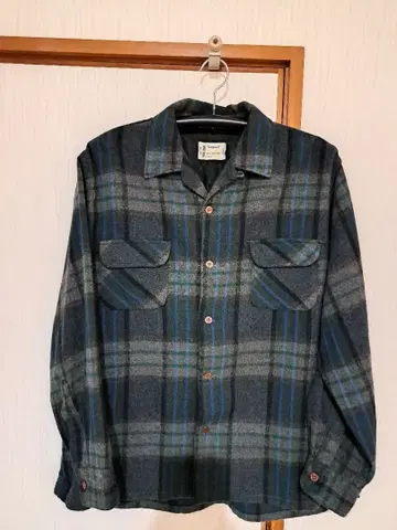 TOWNCRAFT 플란넬 체크 셔츠 보드 셔츠