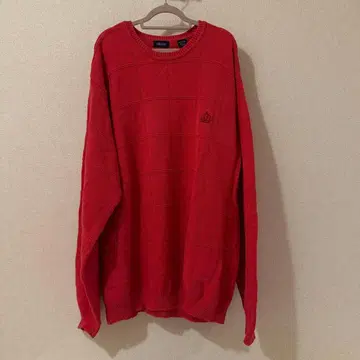 IZOD 핑크 레드 니트 스웨터