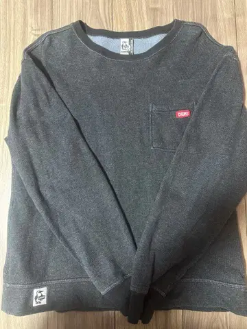 CHUMS 크루넥 트레이닝복 L 다크 그레이