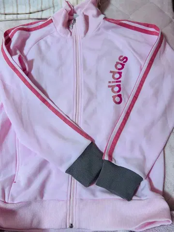 adidas 핑크 집업 저리 상하의 세트
