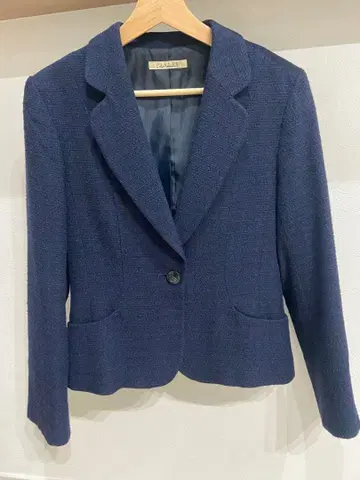 네이비 테일러드 자켓