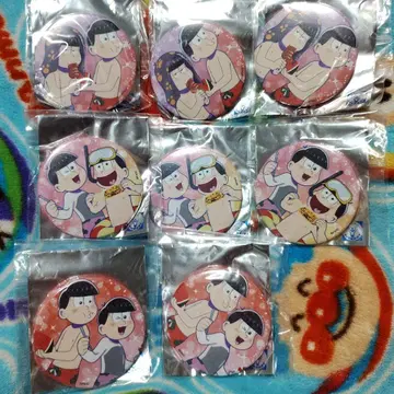 오소마츠 6쌍둥이 HMV 마루이 페어 캔뱃지 8개 세트