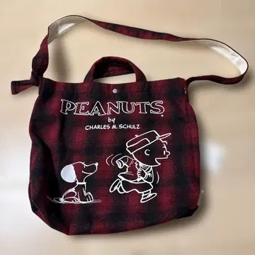 *택 포함 미사용 새상품* SNOOPY 스누피 토트백 숄더백