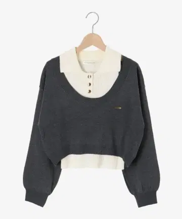 옷깃 달린 슬리브리스 니트 세트 오프숄더 니트