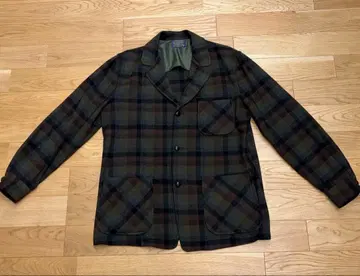 50년대 Pendleton 체크 무늬 테일러드 자켓 새상품급