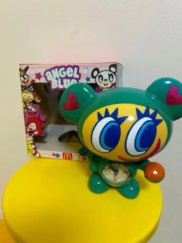 엔젤 블루 알람 시계 맥도날드