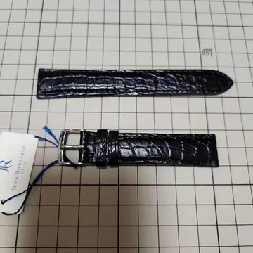 (미사용 새상품 대특가) 장르소 기성품 벨트 블랙 악어 18mm 2