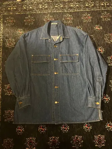 AURALEE SELVEDGE LIGHT OZ DENIM SHIRT