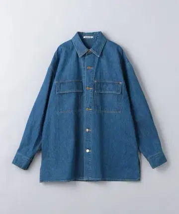 AURALEE SELVEDGE LIGHT OZ DENIM SHIRT