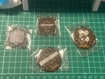 진미래제 아크릴 키링 핀 배지 4개 세트