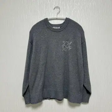 LESOUKHOLIDAY 루스쿠홀리데이 맨투맨 니트 그레이 L