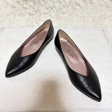 GINZAKanematsu 긴자 카네마츠 플랫 펌프스 블랙